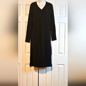 Rib-Knit Dress